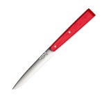 Нож столовый Opinel 125, нержавеющая сталь, красный, 001595