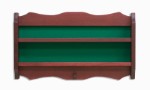 Полка для шаров навесная (махагон, 60 х 34 х 8.5 см)