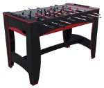 Игровой стол - футбол “Hit” (122x63.5x78.7 см, черно-красный)