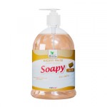 Жидкое мыло “Soapy” хозяйственное с дозатором 1 л Clean&amp;Green CG8097