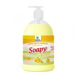 Крем-мыло жидкое “Soapy” бисквит увлажняющее с дозатором 500 мл Clean&amp;Green CG8110