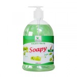 Жидкое мыло “Soapy” эконом “яблоко” с дозатором 500 мл Clean&amp;Green CG8062
