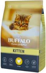 Mr.Buffalo KITTEN для котят с Курицей, 10 кг