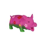 Игрушка для животных Trixie 35185 “Свинья в цветочек” 20 см латекс