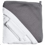 Махровое полотенце с уголком+варежка/ HOODED BATH TOWEL+WASH
