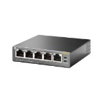 Коммутатор TP-Link TL-SG1005P (5 портов Ethernet 10/100/1000 Мбит/сек, 4 порта PoE, бюджет PoE 56Вт) (TL-SG1005P)