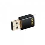 Сетевой адаптер ASUS USB-AC51 USB 2.0; диапазоны Wi-Fi: 2.4ГГц / 5ГГц