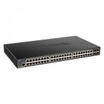 Коммутатор D-Link DGS-1250-52XMP/A1A Настраиваемый 2 уровня с 48 портами 10/100/1000Base-T и 4 портами 10GBase-X SFP+ (48 портов с поддержкой PoE 802