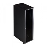 Шкаф LANMASTER 19” Business, 42U 600x800, черный, передняя дверь стекло, задняя дверь распашная металл (TWT-CBB-42U-6x8-G1)