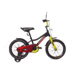 KG1624 2-х колесный велосипед BA Rainer 16”, 1s, (чёрно-лимонный)