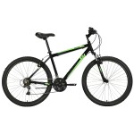 Велосипед Black One Onix 26 Alloy черный/зеленый/серый 2020-2021 18
