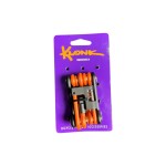 Набор ключей складной KLONK PROTECT 11in1 2⁄2.5/3/4/5/6/8мм с выжимкой, мультитул, оранжевый/10522