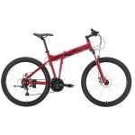 Велосипед Stark’21 Cobra 26.2 D красный/серый 18