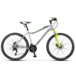 Велосипед Stels Miss-5000 MD V020 Серебристый/Салатовый (LU096322) 16