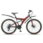 Велосипед Stels Focus 26’ MD 21 sp V010 Чёрный/Красный (LU088523)
