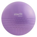 Фитбол полумассажный GB-201, 65 см, фиолетовый