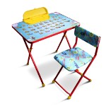 Комплект детской мебели “Волшебный стол” цвет красный