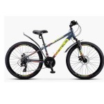 Велосипед Stels Navigator 24’ 400 MD F010 Серый/Салатовый/Красный (LU092747)