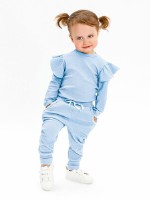 Боди с длинным рукавом и ползунки (штанишки) детские AMAROBABY Fashion, голубой