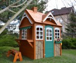 Детский деревянный домик  Цветочный