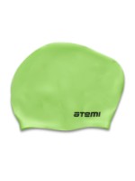 Шапочка для плавания ATEMI, силикон, д/длин.волос,зел, LC-09