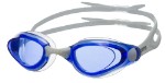 Очки для плавания Atemi, силикон (бел/син), B401