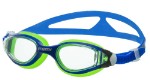 Очки для плавания Atemi, дет., силикон (син/салат), B601