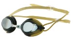 Очки для плавания Atemi, силикон (чёрн/золото), N301