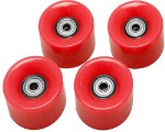 Набор колес для миниборда цвет красный (подшипник ABEC-5), AW-18.06