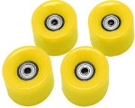 Набор колес для миниборда цвет желтый (подшипник ABEC-5), AW-18.05
