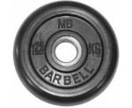 Диск обрезиненный BARBELL MB (металлическая втулка) 1.25 кг / диаметр 51 мм