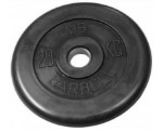 Диск обрезиненный BARBELL MB (металлическая втулка) 20 кг / диаметр 51 мм