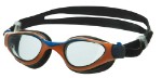 Очки для плавания Atemi, дет., силикон (чёрн/оранж), M701