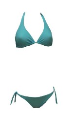 Купальник женский для пляжа, бикини, голубой, р-р 42, LW4-F