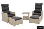 Комплект уличной мебели MANCHESTER OTTO SET 2, цвет серый