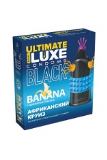 Презерватив Luxe Black Ultimate Африканский Круиз, банан, 1 шт