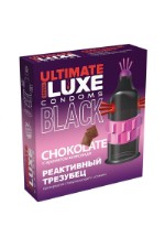 Презерватив Luxe Black Ultimate Реактивный Трезубец, шоколад, 1 шт