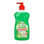 Средство для мытья посуды “Greeny” Premium с дозатором 1000 мл. Clean&amp;Green CG8140