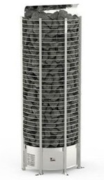 Электрическая печь SAWO TOWER TH3-60Ni2-WL-P (6,0 кВт, нержавейка, пристенная), выносной пульт (встроенный блок мощности, пульт покупается отдельно)