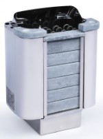 Электрическая печь SAWO CUMULUS CML-45Ni2-P (4,5 кВт,нержавейка, облицовка – талькохлорит), выносной пульт (встроенный блок мощности, пульт покупается отдельно)