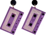 Серьги “БАСФ90”, фиолетовый