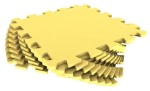 Мягкий пол разноцветный 30*30(см) 1(м2) с кромками 30МП (желтый)