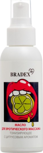 Масло для эротического массажа “BRADEX”