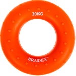 Кистевой эспандер 30 кг, круглый массажный, оранжевый
