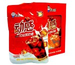 Мягкие конфеты “Qu Di Xiong” с мармеладной начинкой со вкусом йогурта и колы