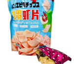 Чесночные чипсы Tianweijia со вкусом креветок и яиц, 168г