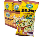 Гренки из багета XINGBABEIBEI с орехами, со вкусом французского чесночного масла, бокс 300г (30г*10шт)
