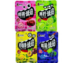 Жевательный мармелад Dushike (маракуйя, вишня, виноград, лайма), бокс 440г (22г*20шт)