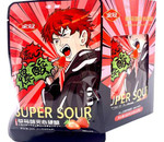 Конфеты SUPER SOUR клубника