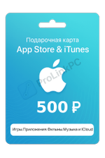 Подарочная карта App Store &amp; Itunes